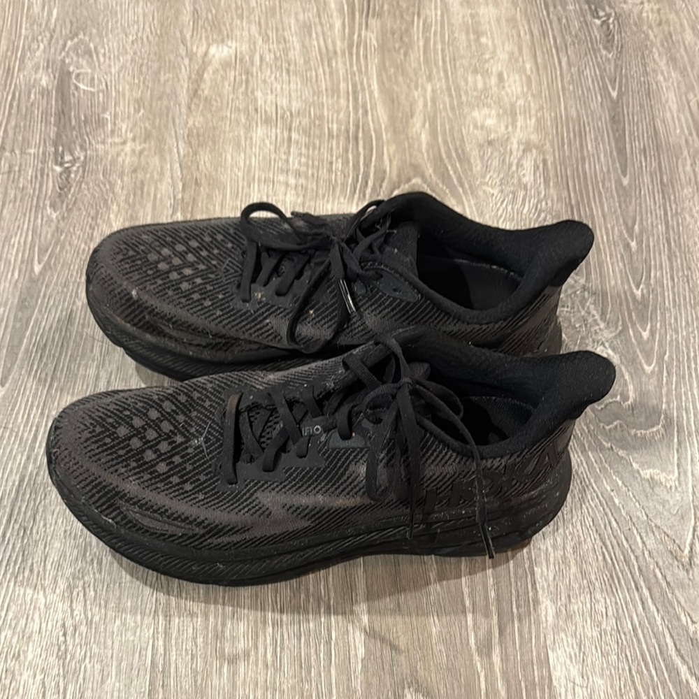 Hoka Black Performance Sneakers Sleek Design